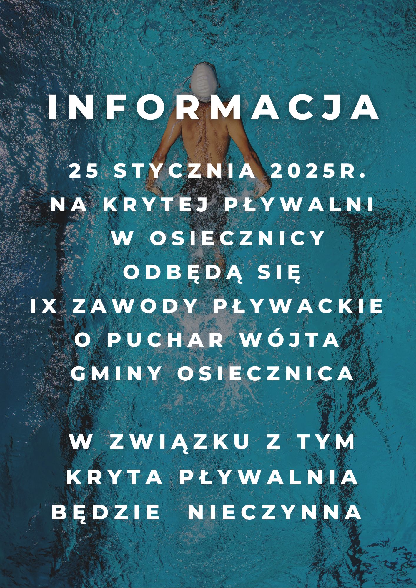 IX ZAWODY PŁYWACKIE O PUCHAR WÓJTA GMINY OSIECZNICA